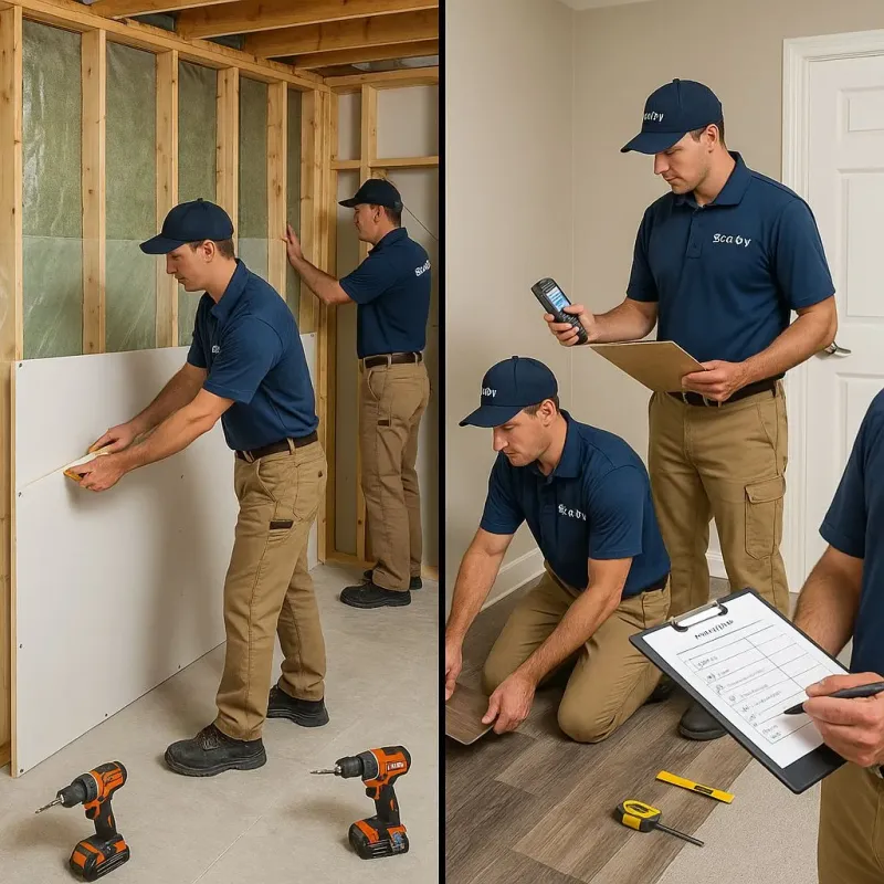 Repairs and Reconstruction process in Painted Post, NY